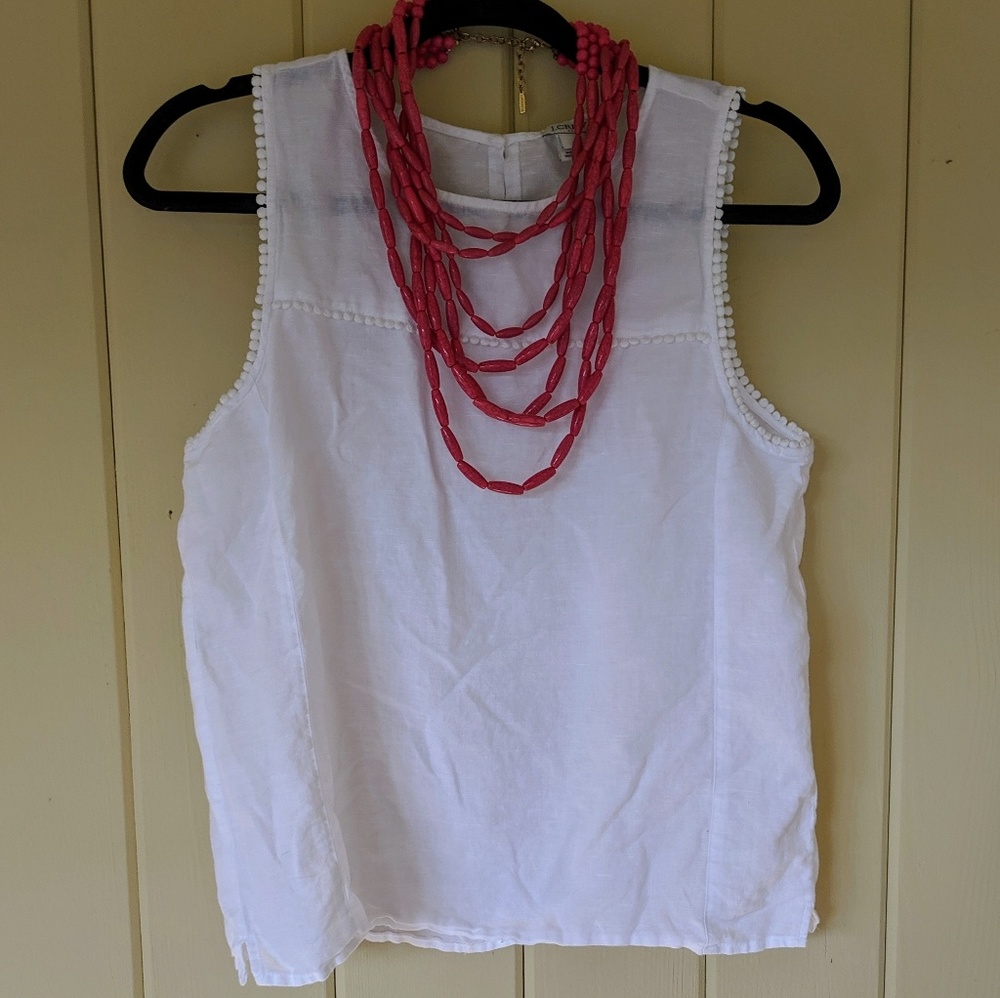 J. CREW FACTORY pom pom top